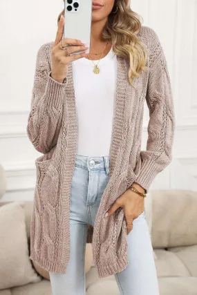 🔥 Ribbed Trim Hollow Knit Side Slits Cardigan: For When You Want to Look Like a Goddess, but Feel Like You’re Barely Hanging On 🔥