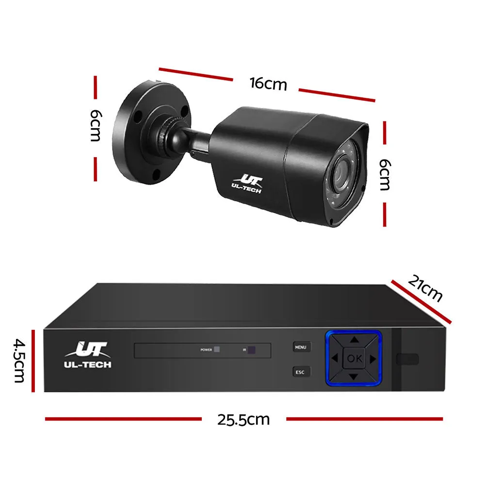 1080P 8CH DVR Security System w/ Night Vision - UL-Tech