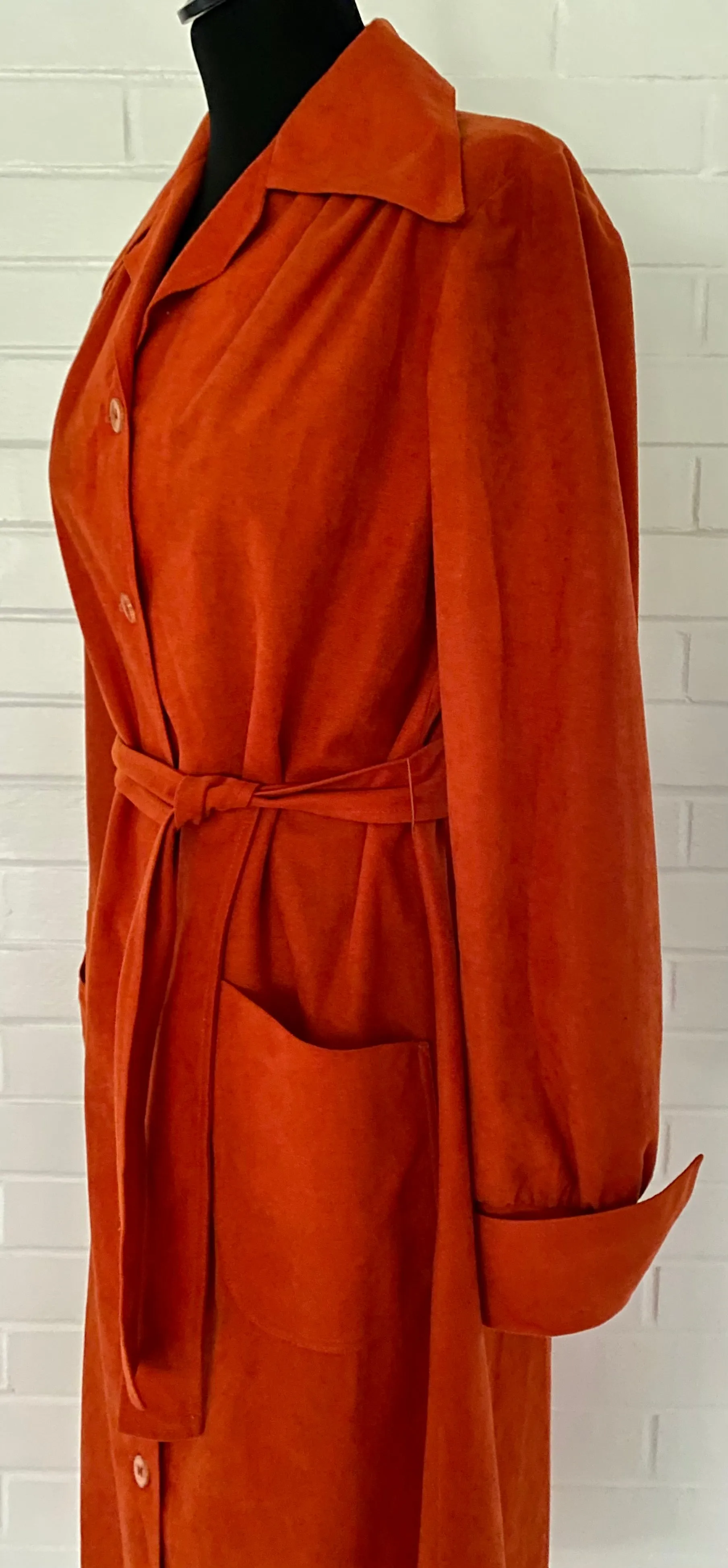 1970s Edith Flagg Trench Dress