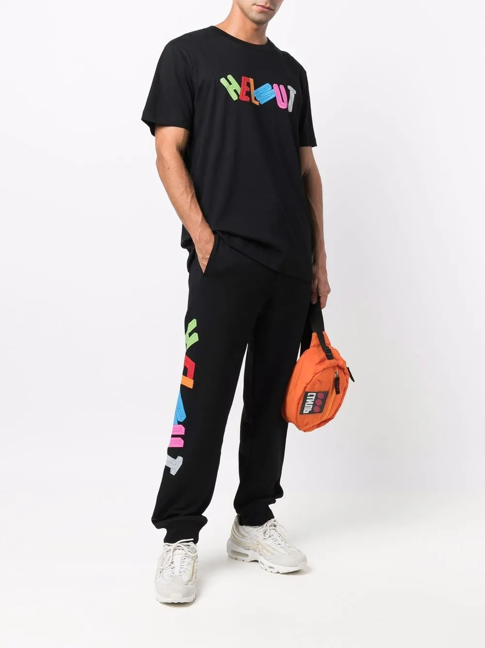 3D Logo Track Pants