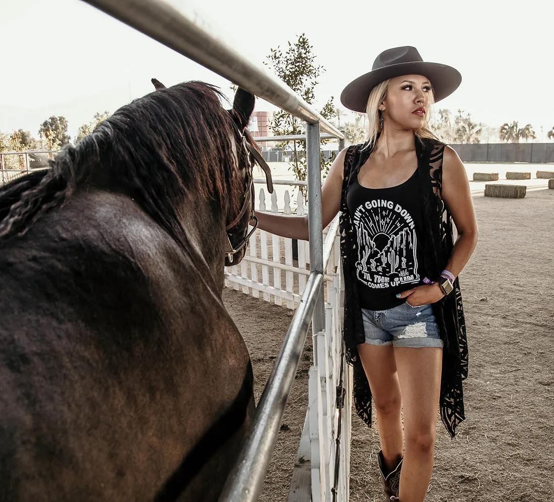 AIN'T GOING DOWN TIL THE SUN COMES UP TANK TOP