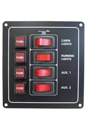 ALLOY ILLUMINATING SWITCH PANELS