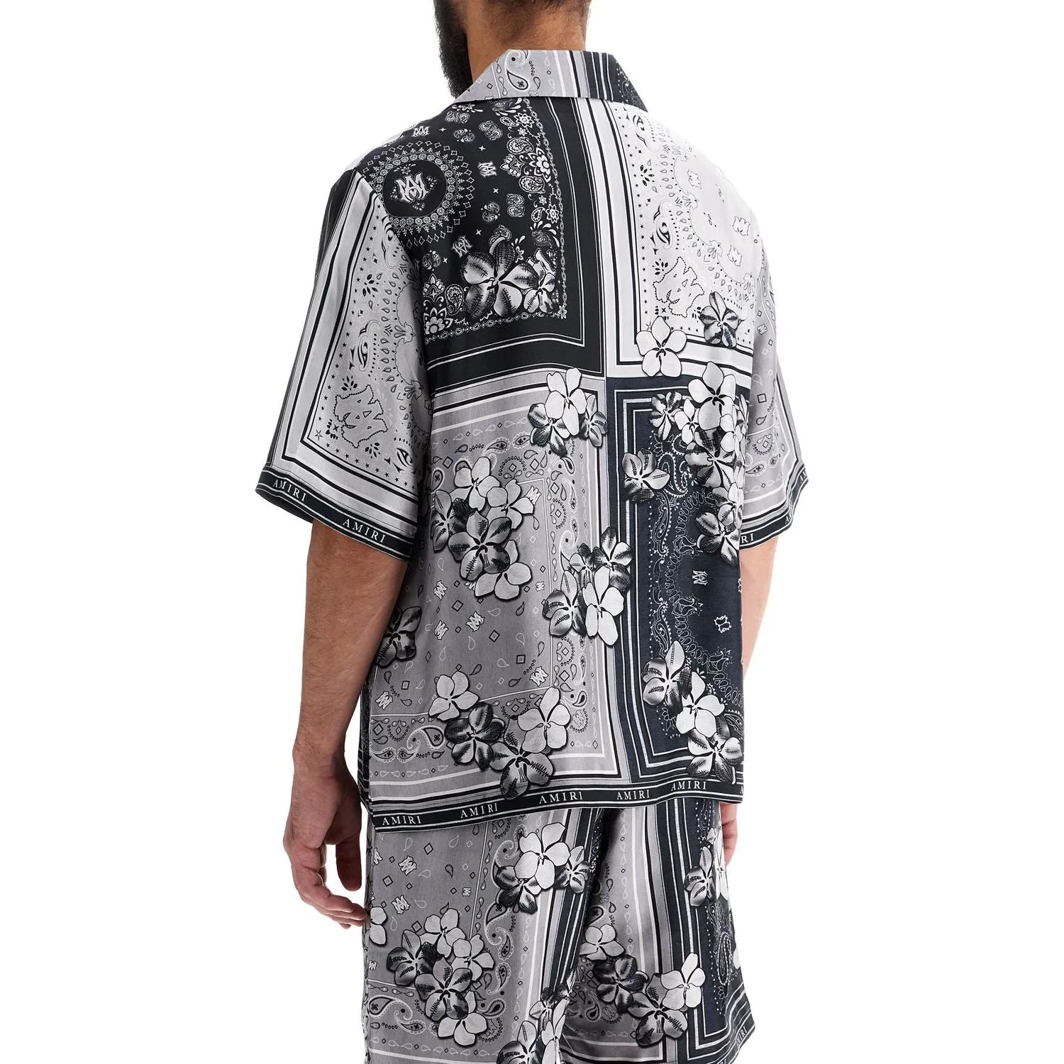 Amiri bowling shirt with bandana