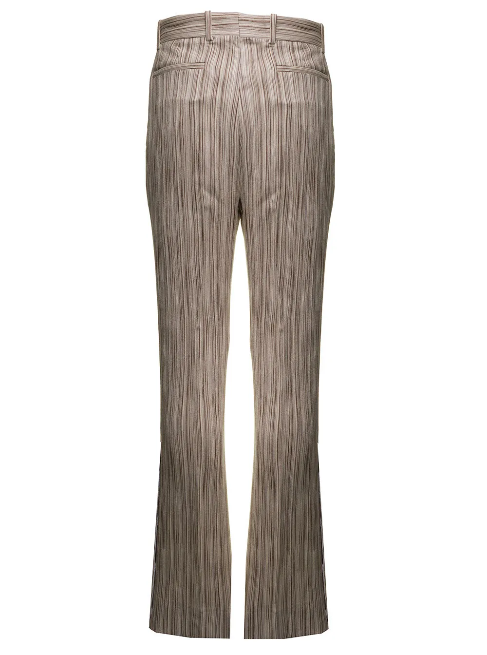 Amiri Vertical Striped Flared Trousers