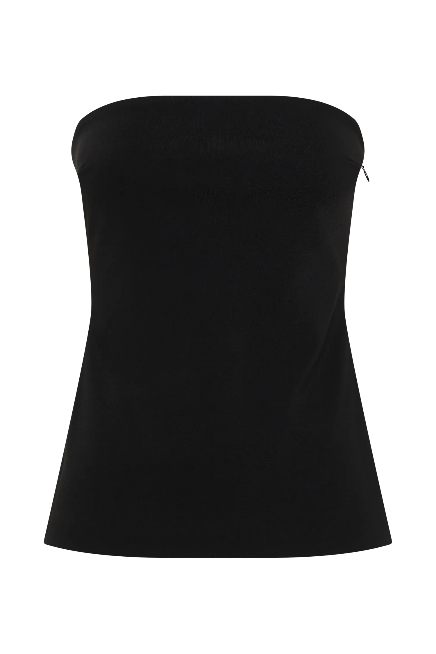 Antonia Strapless Cut Out Top - Black