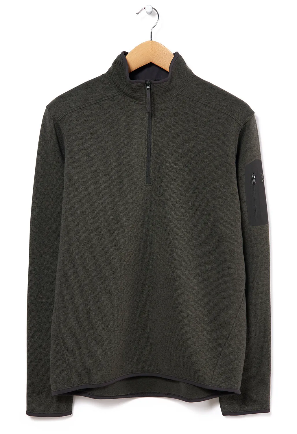 Arc'teryx Covert Men's 1/2 Zip Fleece - Moonshadow Heather