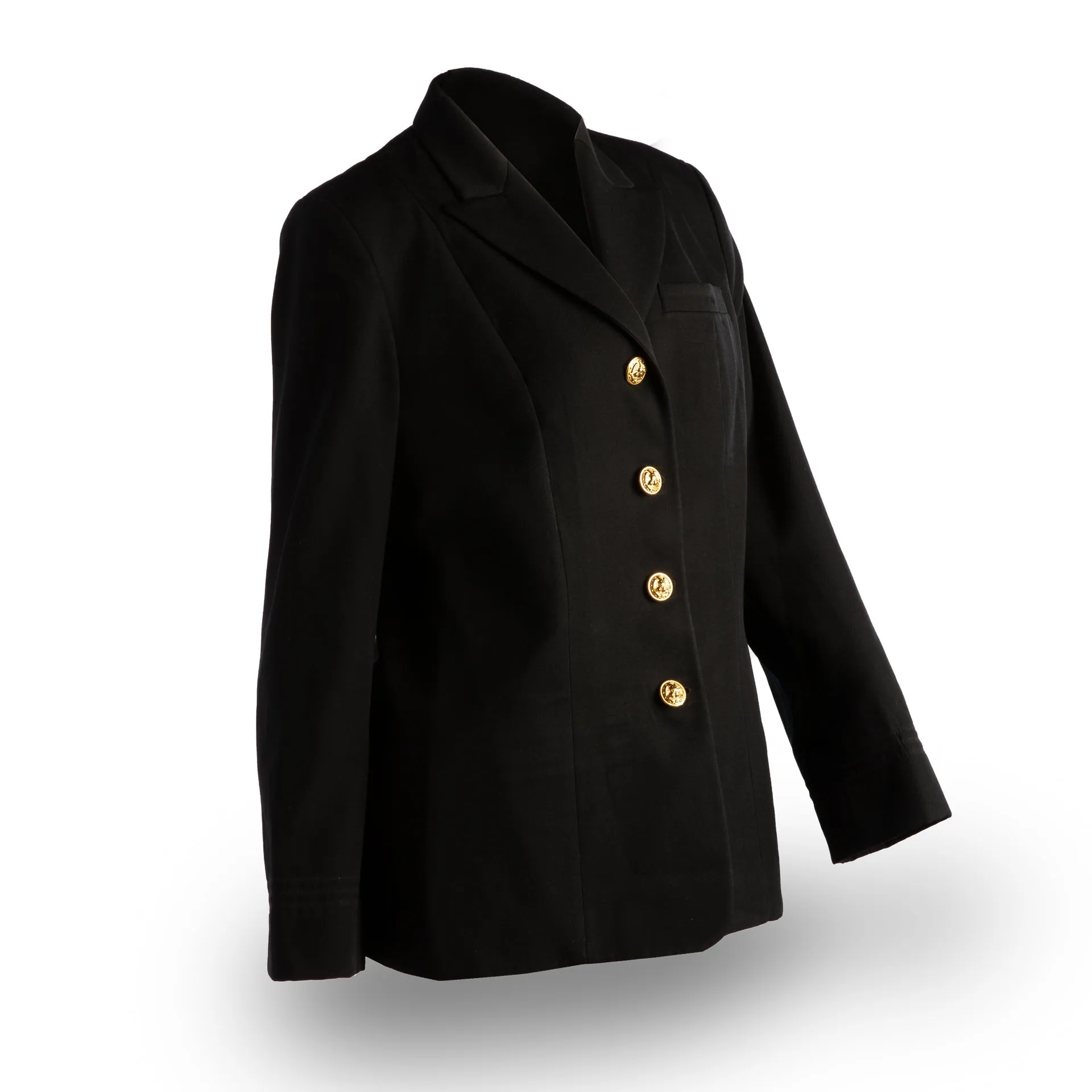 AS-IS NAVY Women Service Dress Blue Jacket - Gold Buttons