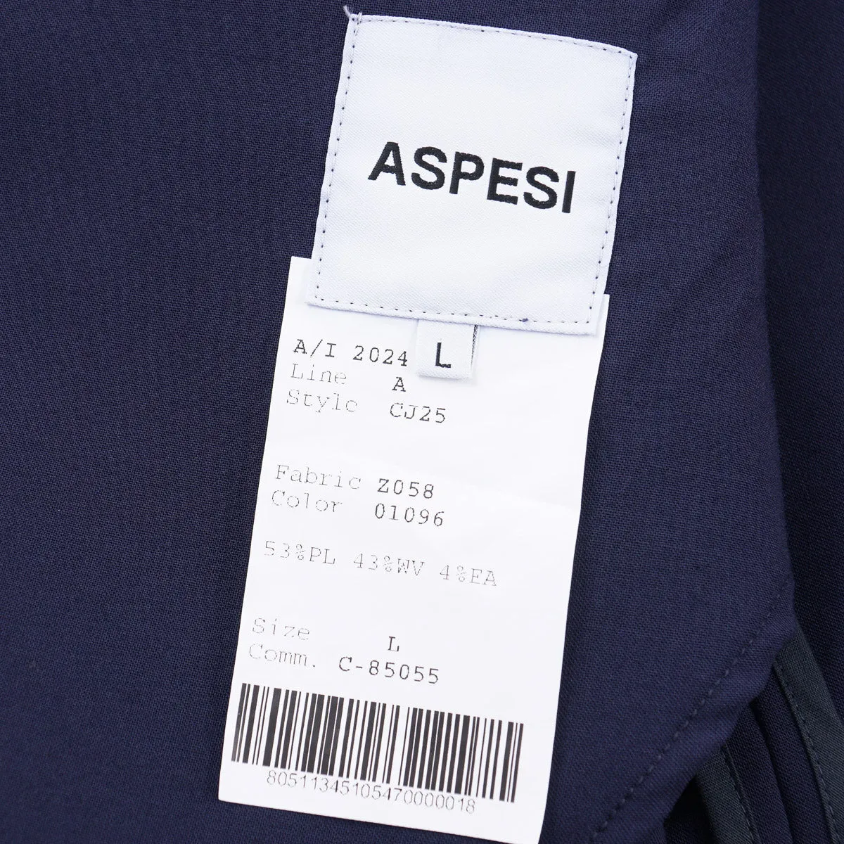 Aspesi Lightweight Poplin Wool Blazer