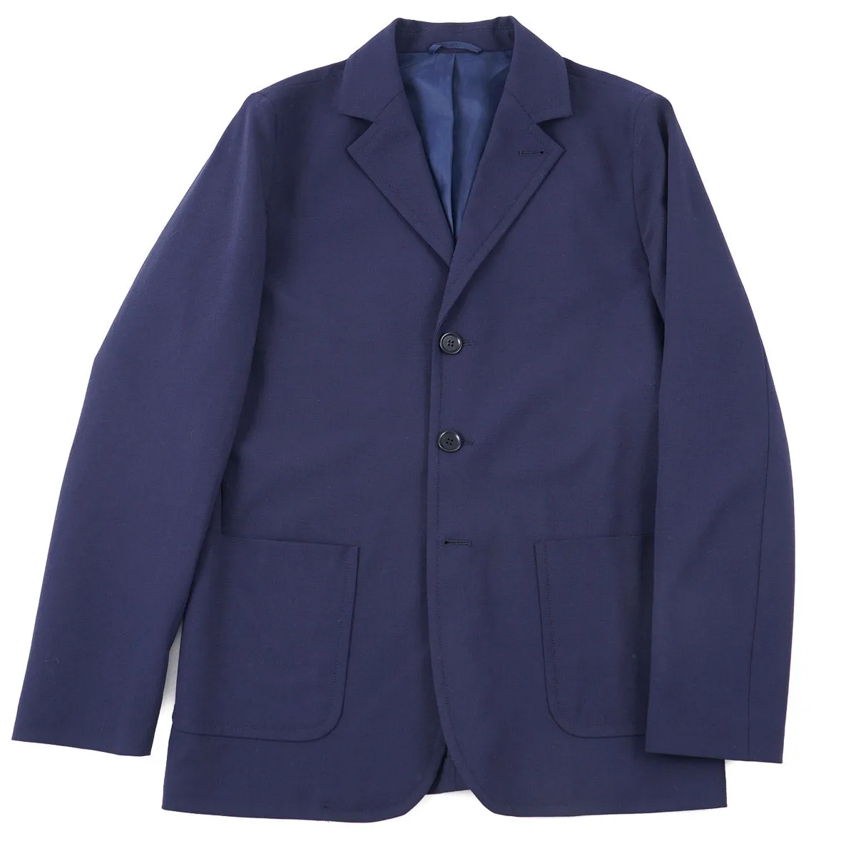 Aspesi Lightweight Poplin Wool Blazer