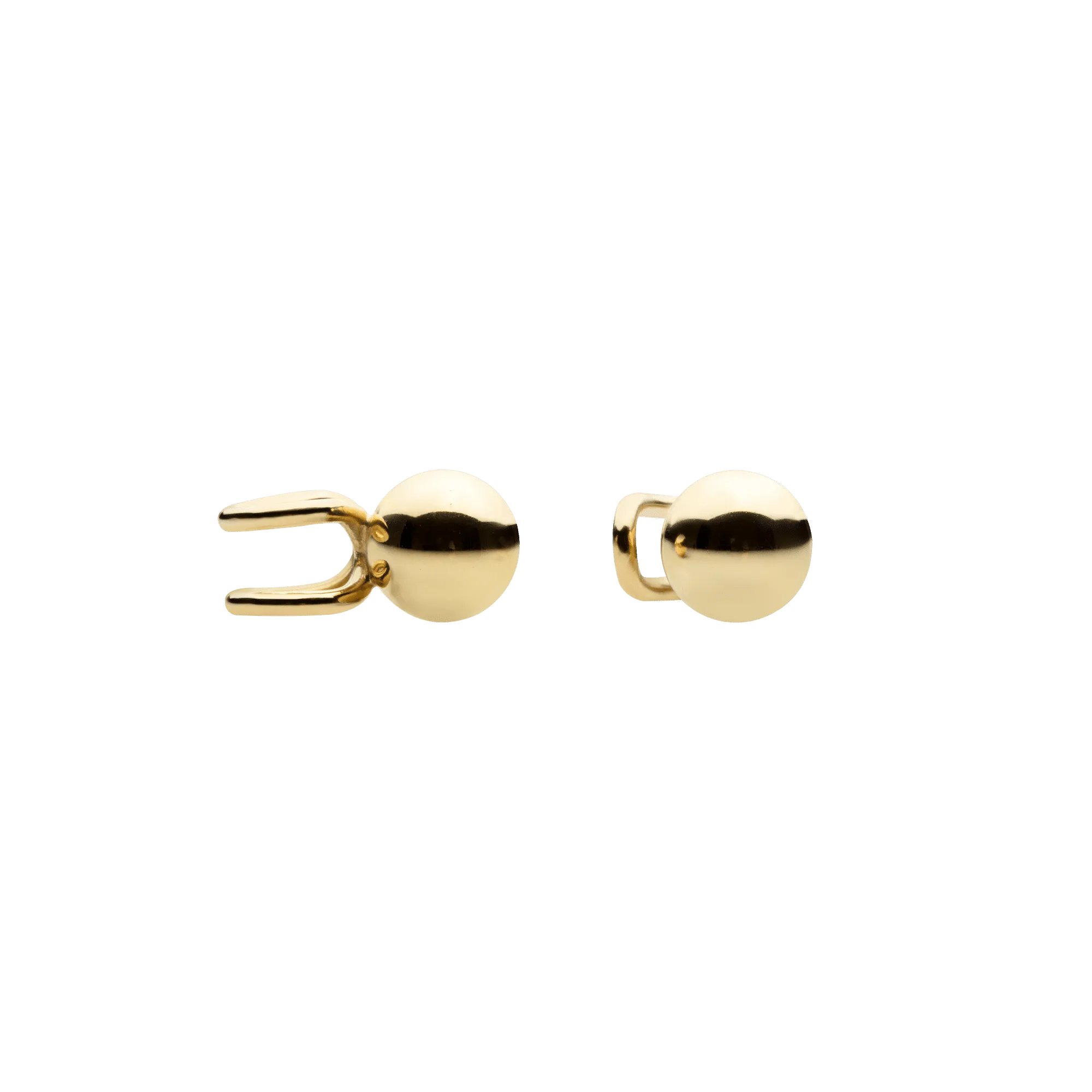 Ball Ear Cuffs Gold Plated