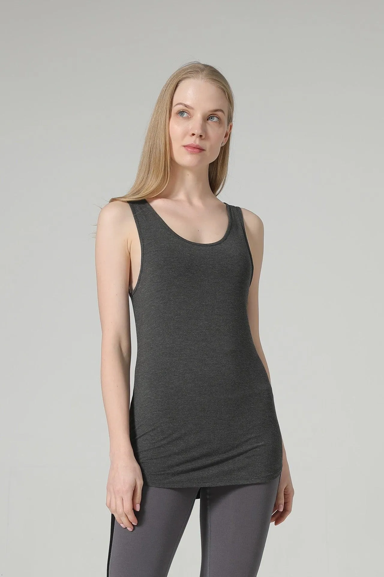 Bamboo Curved Hem Sustainable Tank