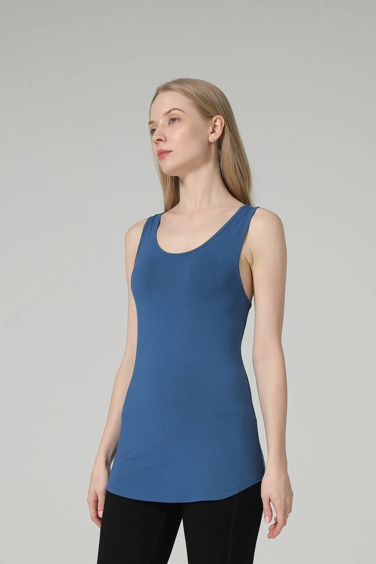 Bamboo Curved Hem Sustainable Tank