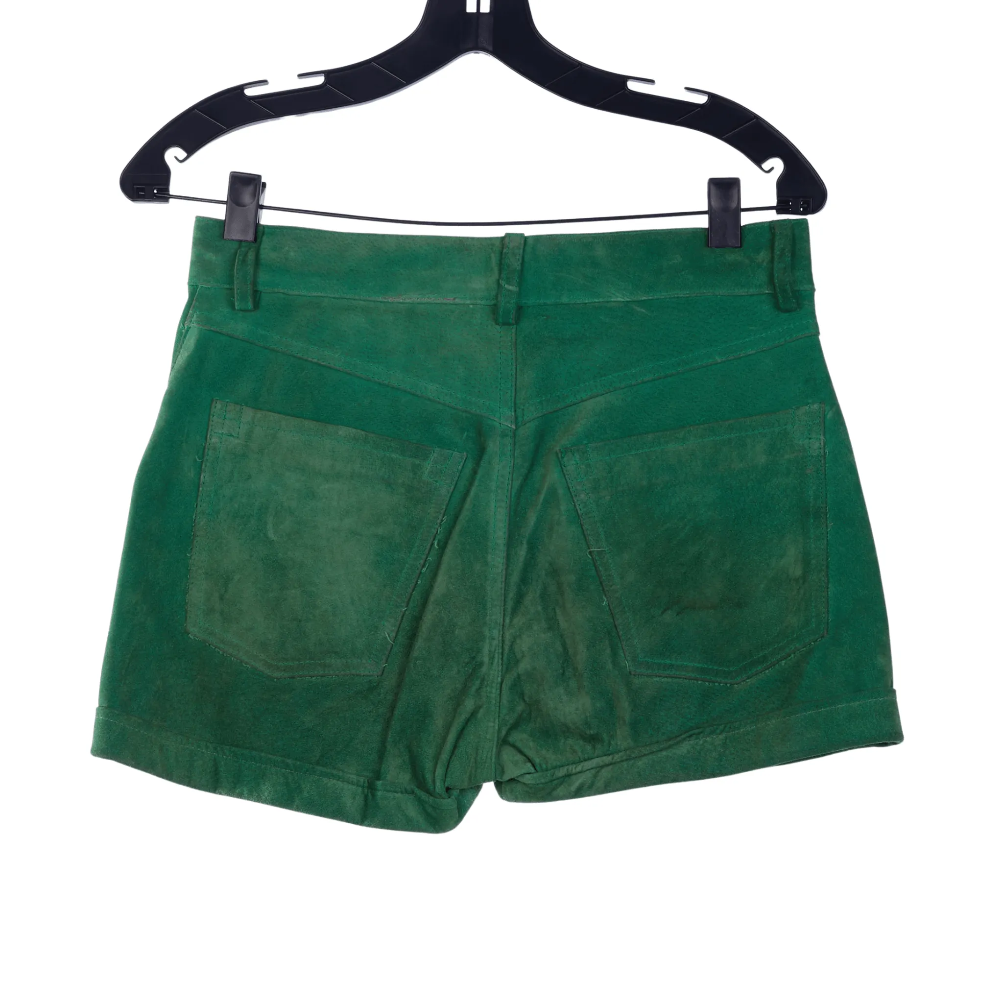 Bamboo Pig Skin Green Shorts UK Size 10