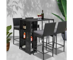 Bar Table Set  - 5 Piece