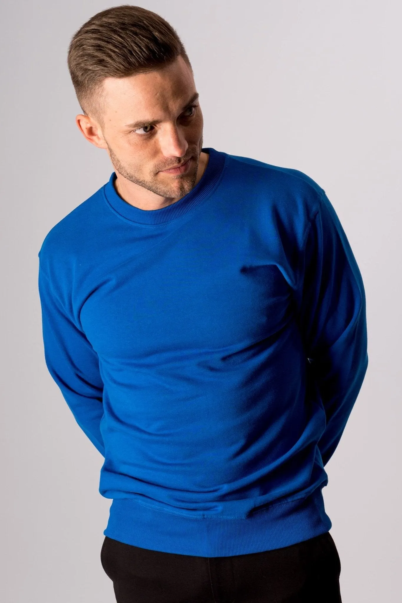 Basic Crewneck - Swedish Blue