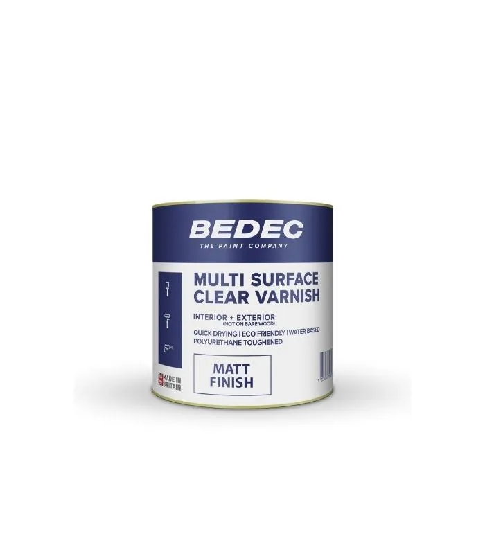 Bedec Multi Surface Clear Varnish