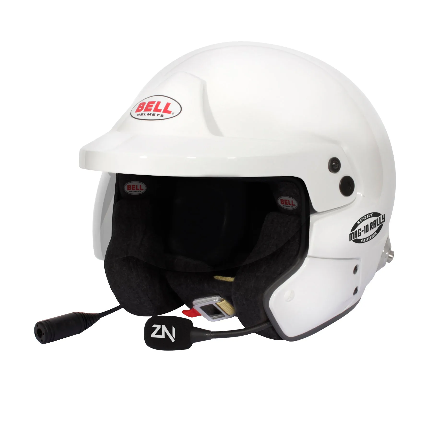 BELL 1443A01 Racing helmet open face MAG-10 RALLY SPORT, FIA, HANS, white, size XXS (54-55)