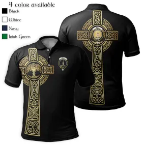 Bell Clan Polo Shirt with Golden Celtic Tree Of Life