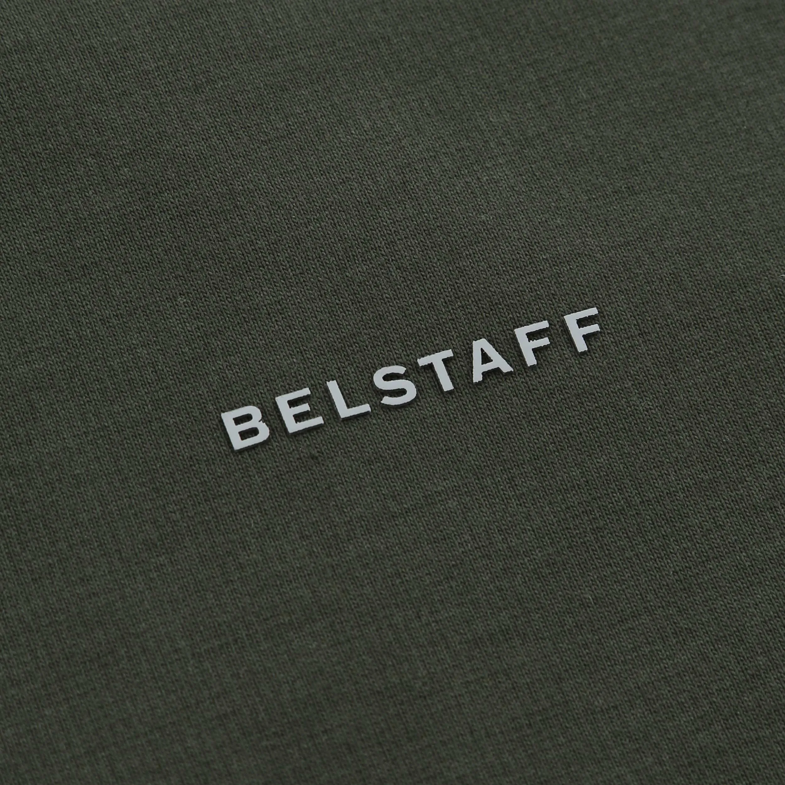 Belstaff Alloy Quarter Zip Sweat Top in Tile Green