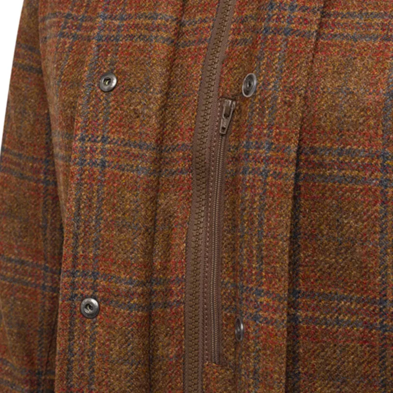 Beretta Womens St James Coat Brown / Blue Check