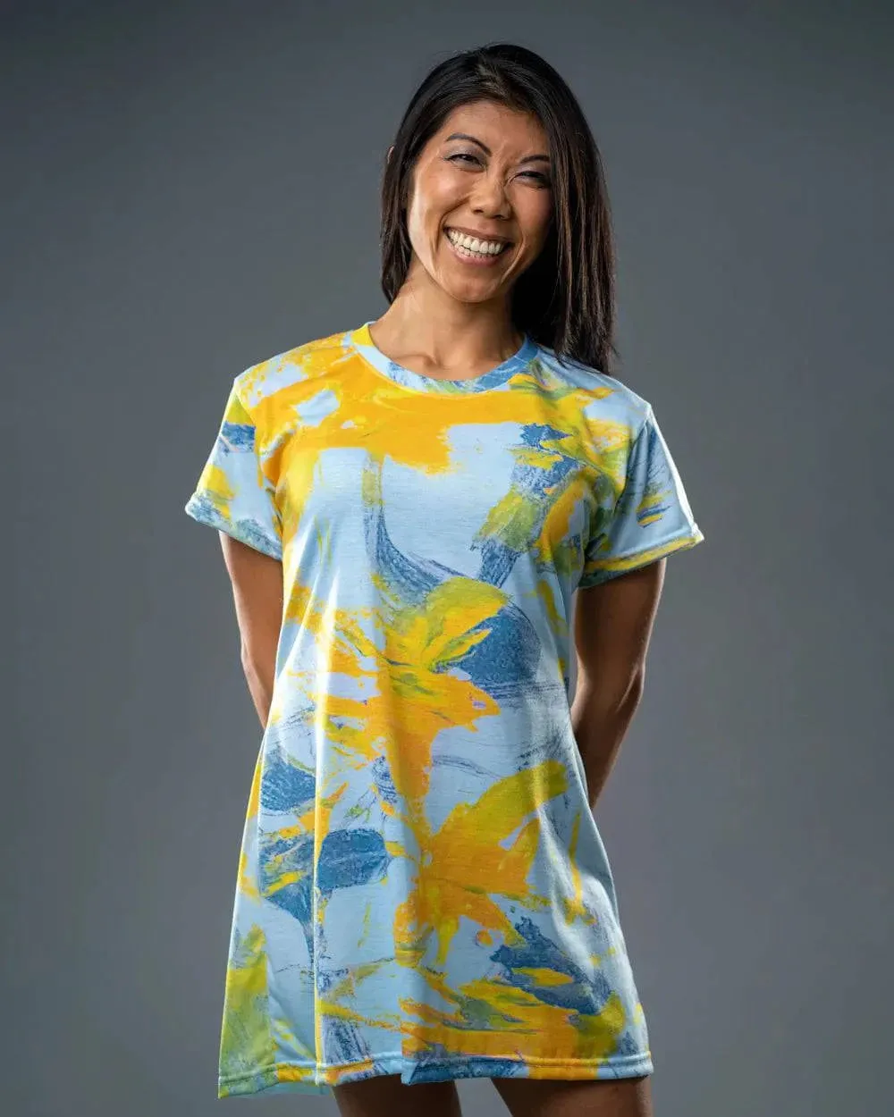 Birds of Peace, WOMEN'S T-Shirt Dress by Jumper Maybach®