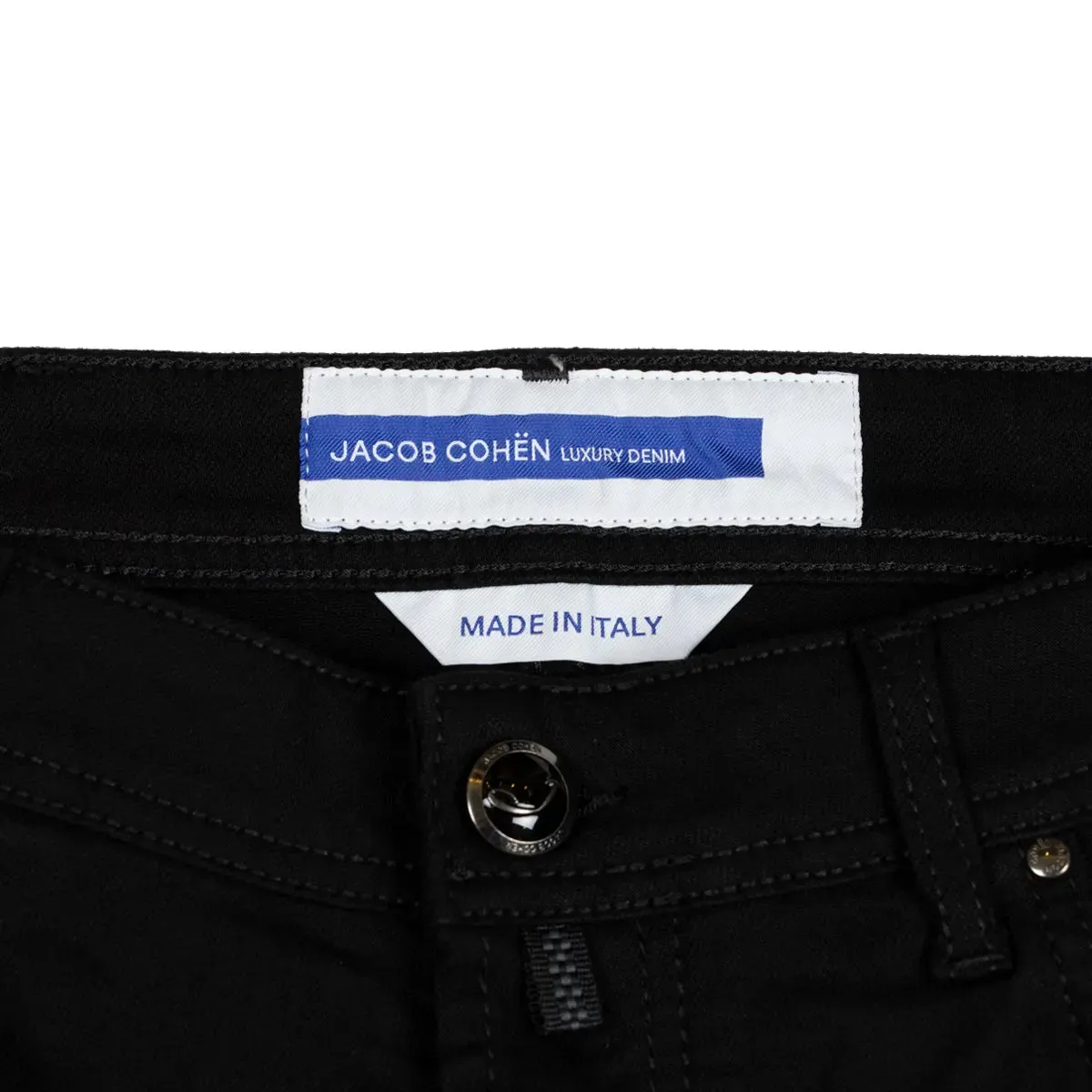 Black ‘Bard J688’ Slim Fit Stretch Jeans