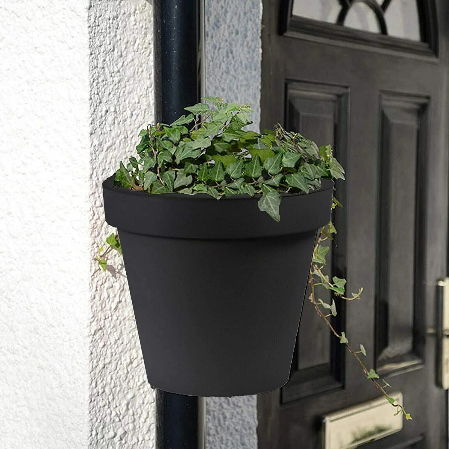 Black Drainpipe Planter