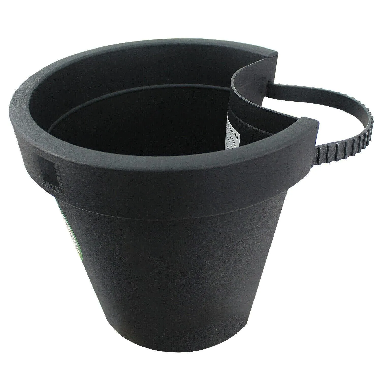 Black Drainpipe Planter