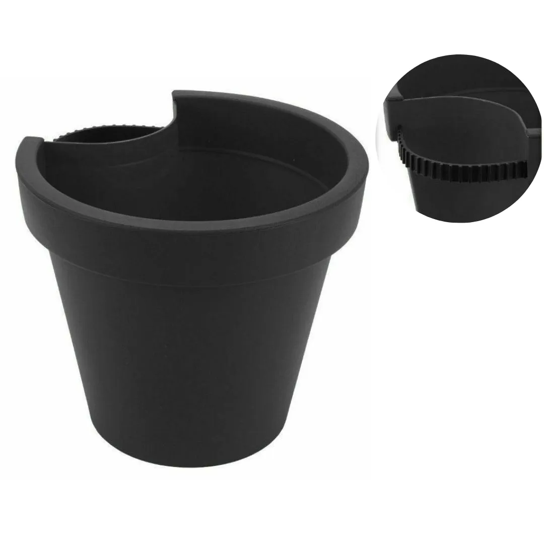 Black Drainpipe Planter