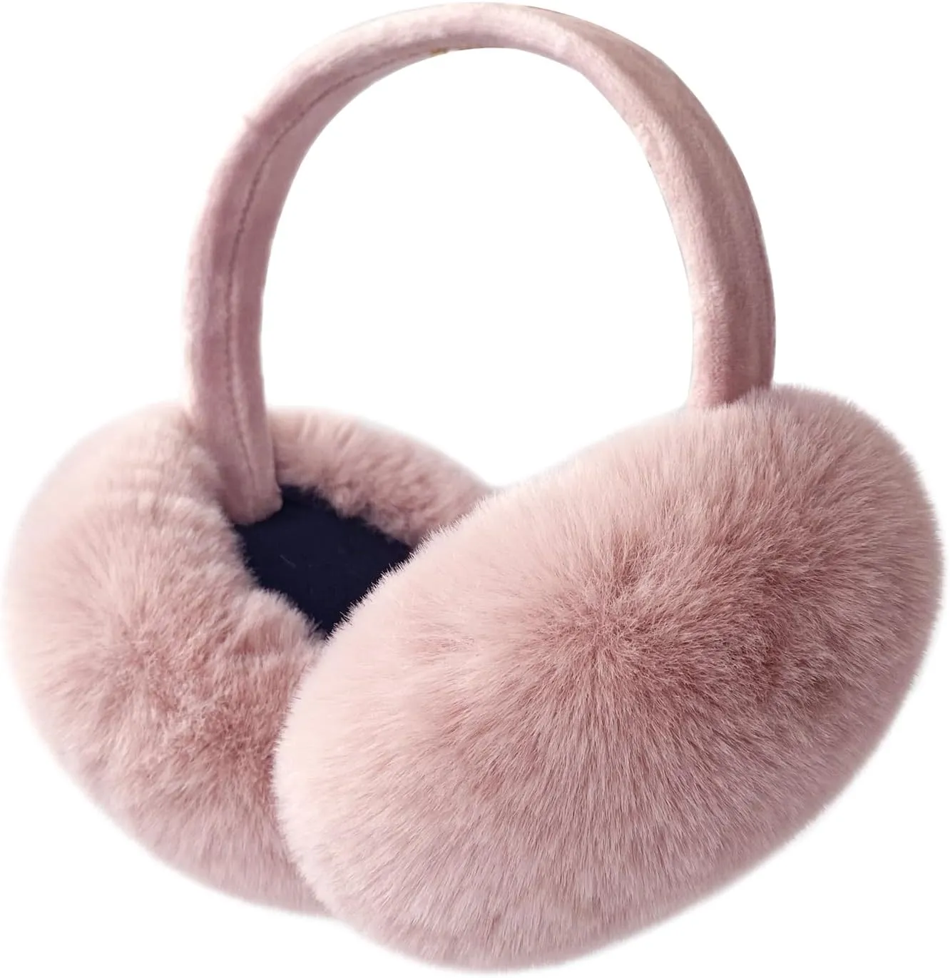 Black Faux Fur Winter Style Ear Muffs