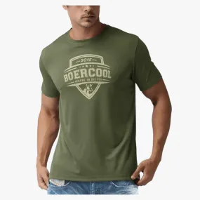 Boerboel Mens Premium Cotton Short Sleeve Tee Green