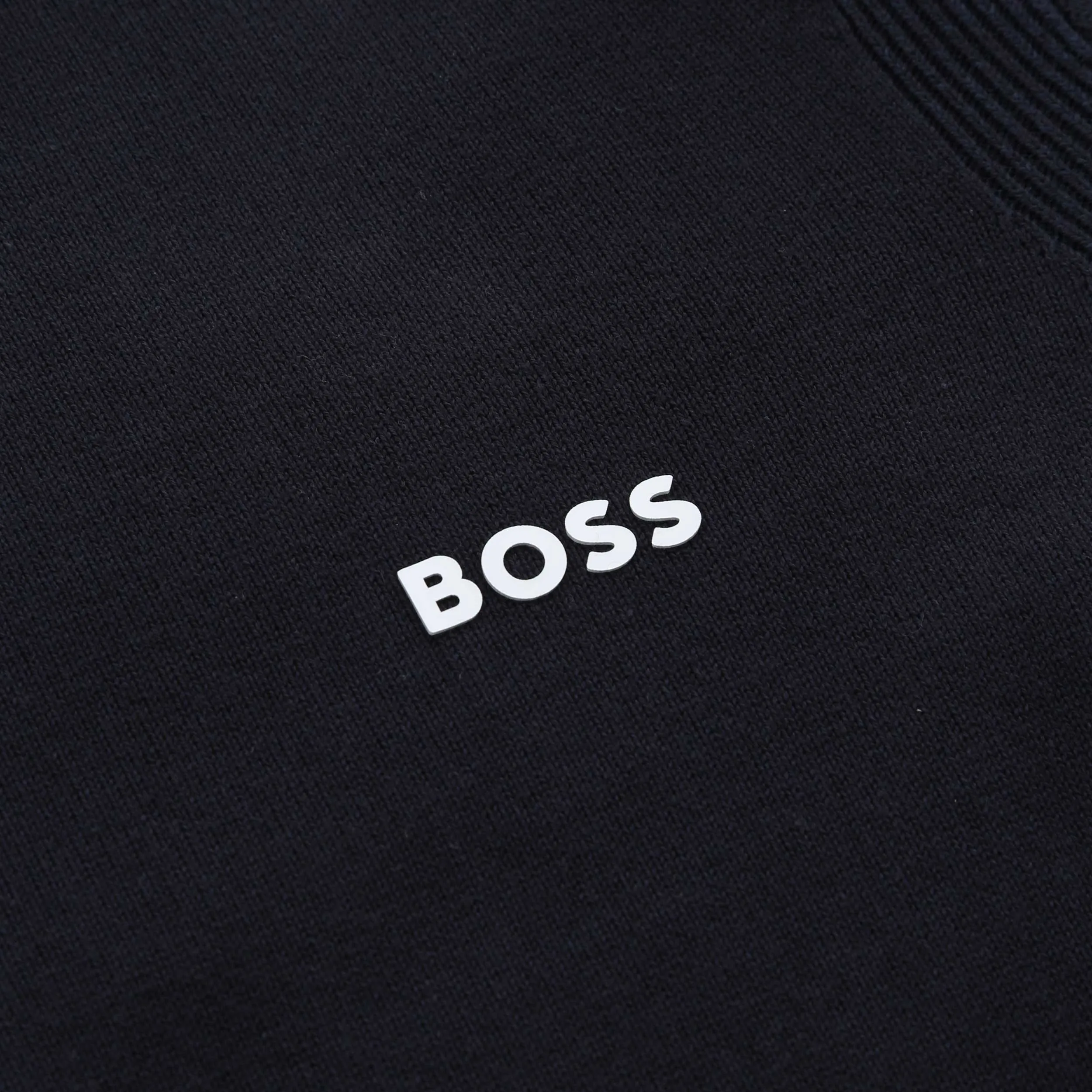 BOSS Ever X QZ Knitwear in Dark Blue