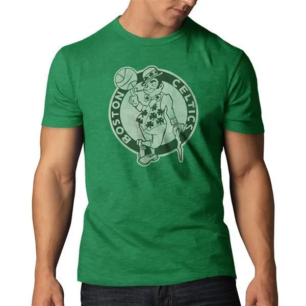 Boston Celtics 47 Brand Vintage Scrum Mens Green T-Shirt