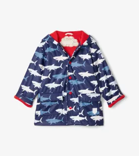 Boys Shark Color Changing Raincoat