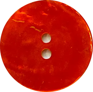 Bright Orange Pearl Shell 2-Hole 7/8" Button #360391D