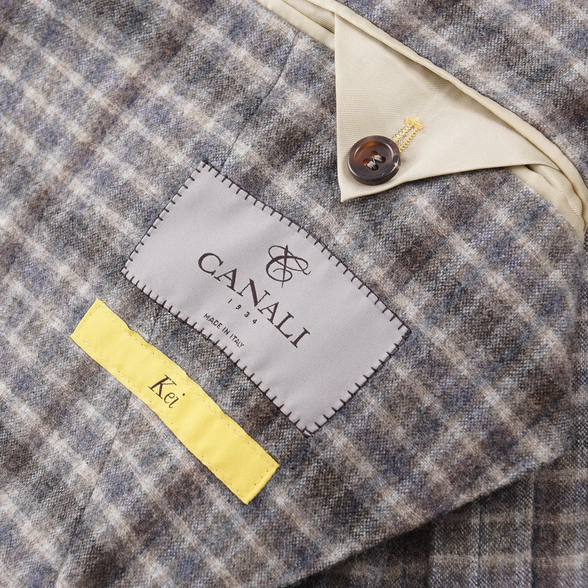 Canali Flannel Wool 'Kei' Sport Coat