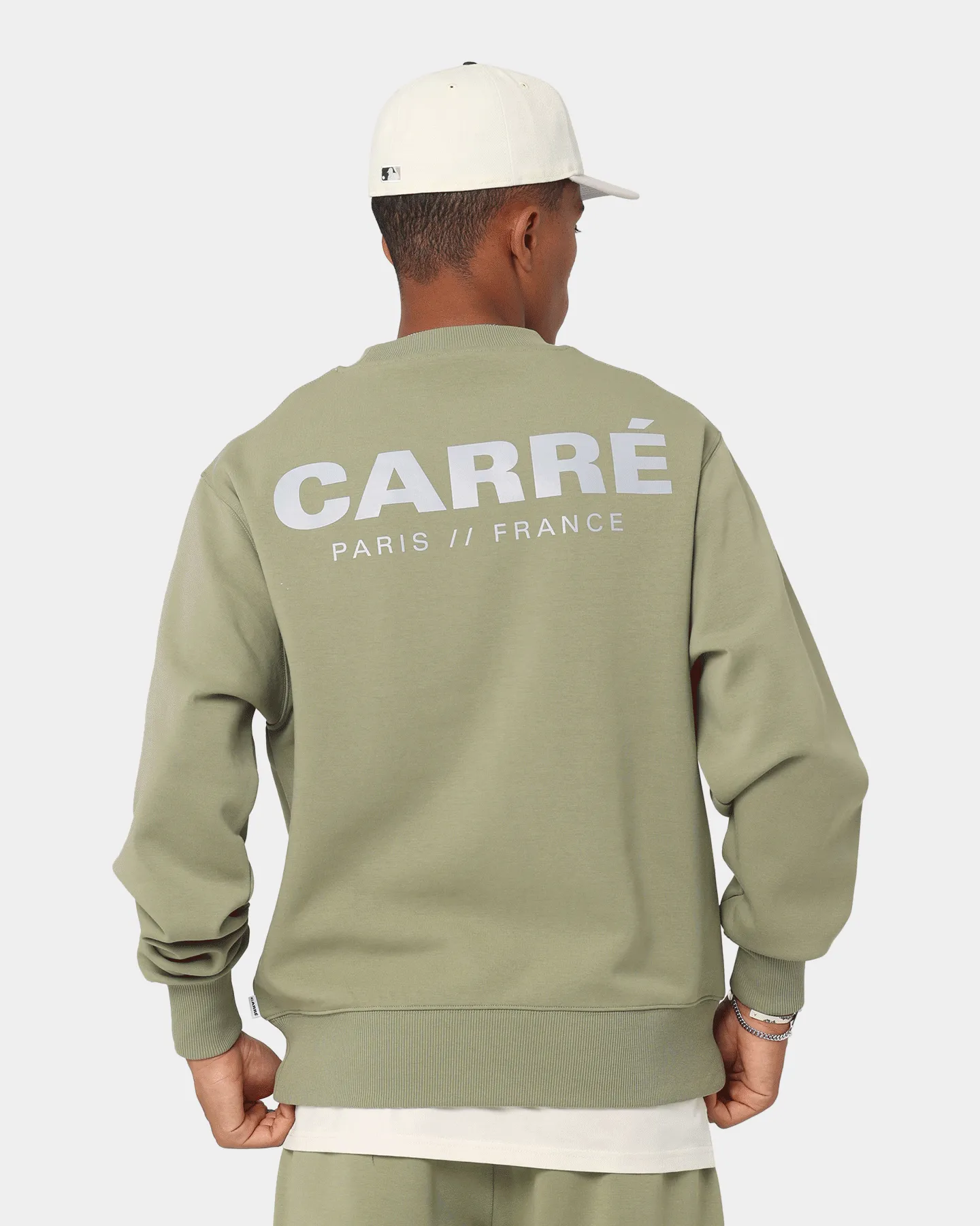 Carré Motion Crewneck Army Green