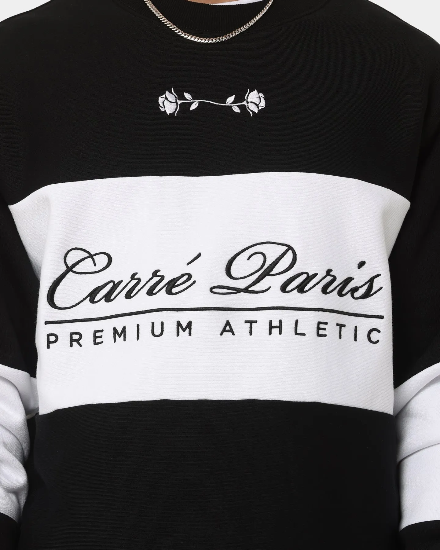 Carré Premium Athletic Crewneck Black