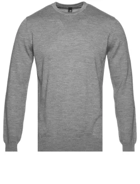 Cashfeel Crewneck Sweater Mid Grey Melange