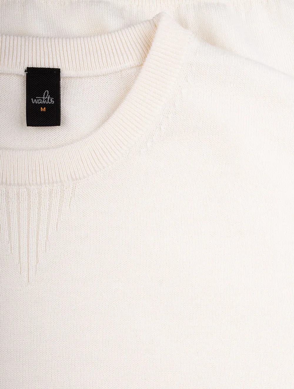 Cashfeel Crewneck Sweater Off White