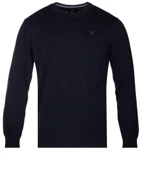 Cashmere Crew Neck Evening Blue