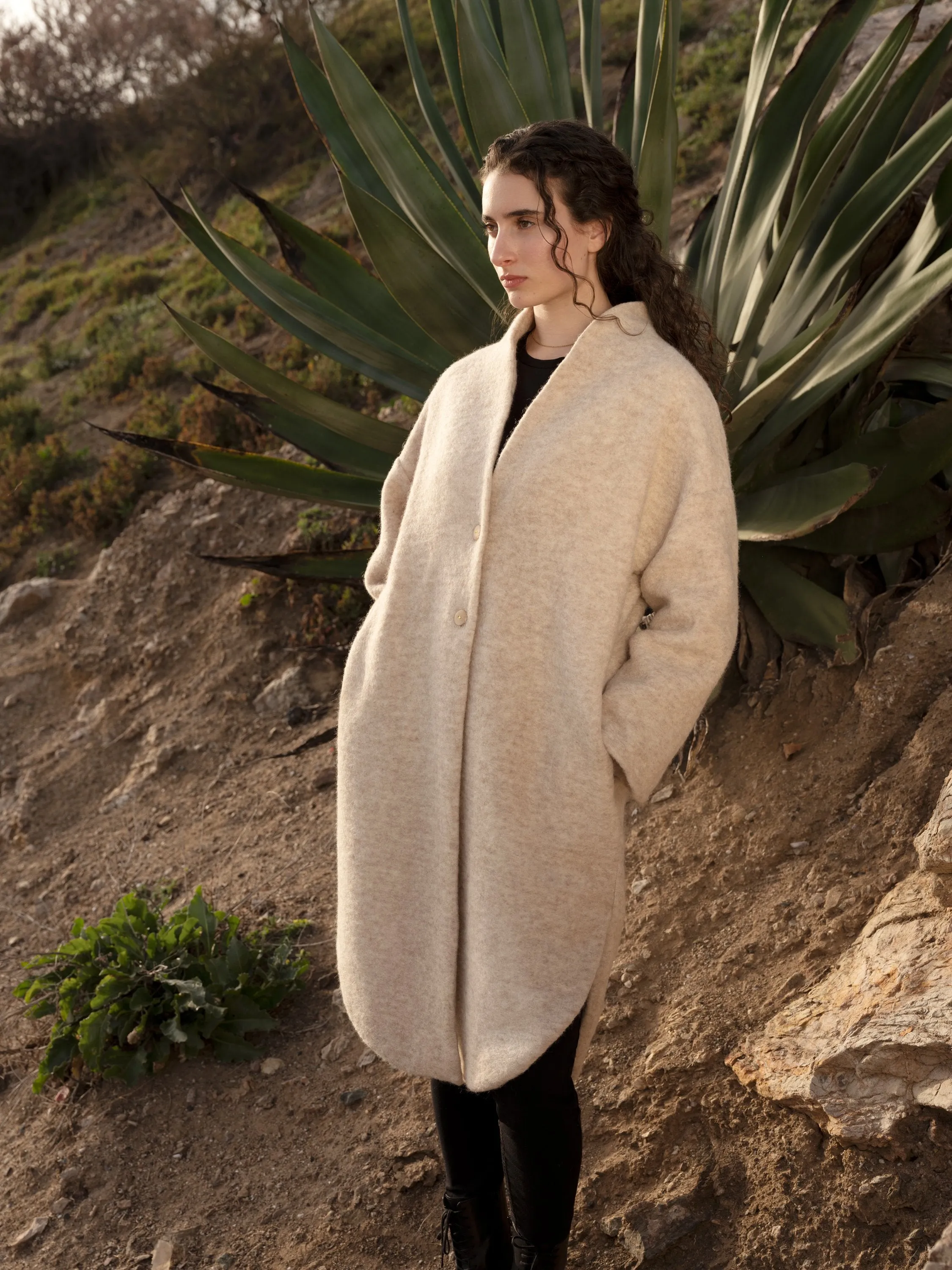 Cigala Organic Wool Coat