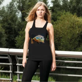 Colorful Fish Women's Loose Racerback Tank Top