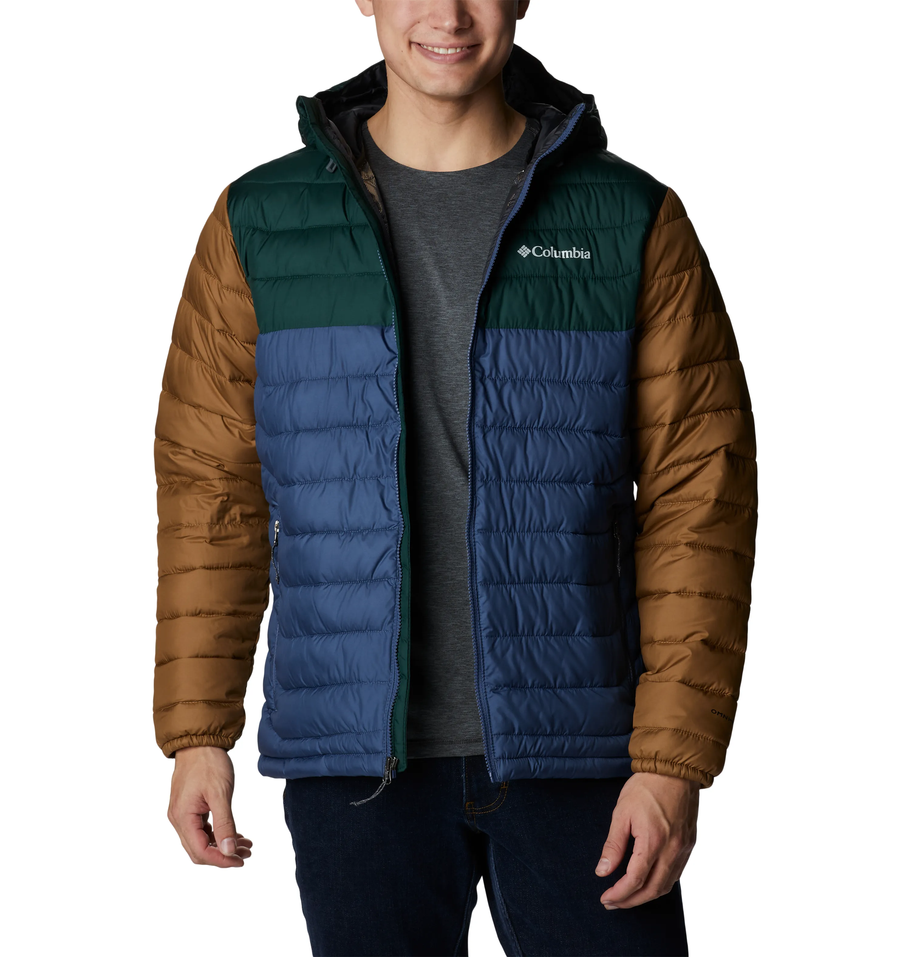 Columbia Mens Powder Lite Hooded Gilet