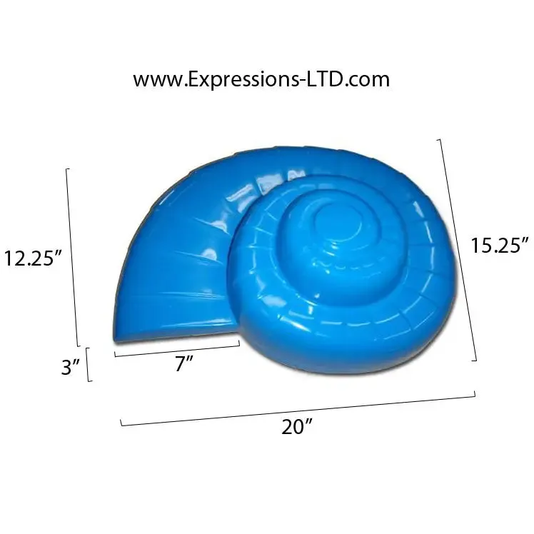 Concrete Sink Mold SDP-46 Nautilus Sea Shell Design (20"x15.25"x5.5")