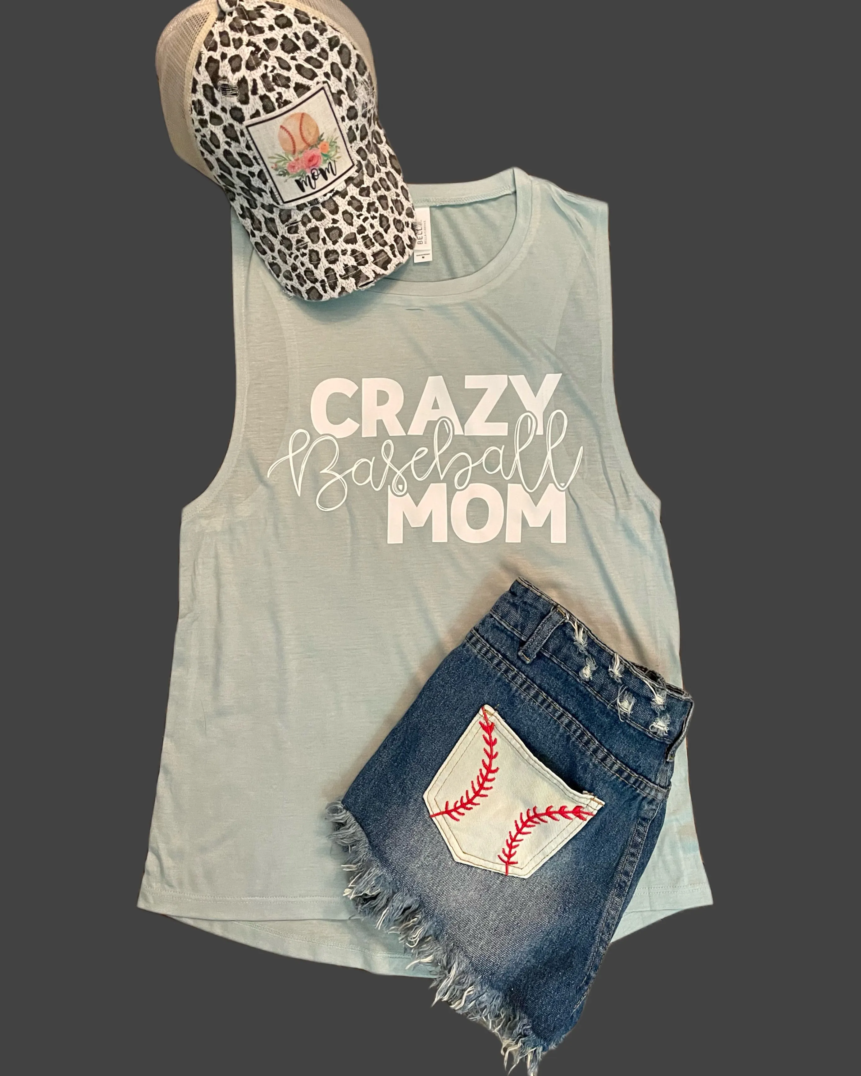 Crazy Baseball Mom Tank