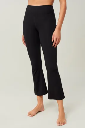 Cropped Flared Pants Black