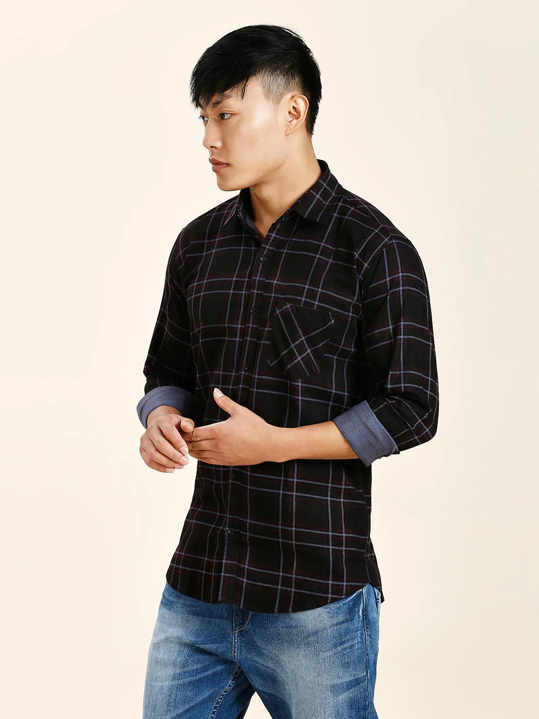 Denzy Checked Men's Shirt