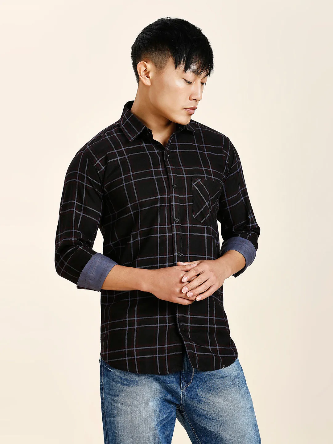 Denzy Checked Men's Shirt