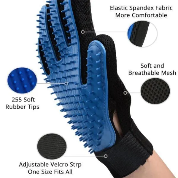 Deshedding Pet Grooming Glove